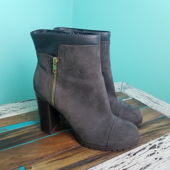 Juicy Couture Shoes - Juicy Couture Gray and Black  Boots